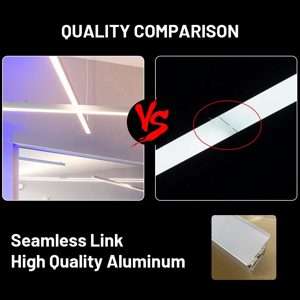 Brandon lighting 20w 40w recessed liner light commercial office shop 1200mm led linear light