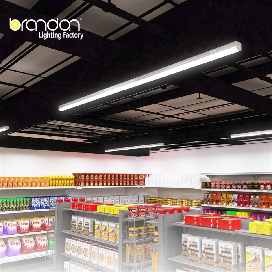 Brandon Indoor Light 4Ft Led Batten Tube Lights Garage Shop Honey Comb Led Lights Led Batten For Gymnasium