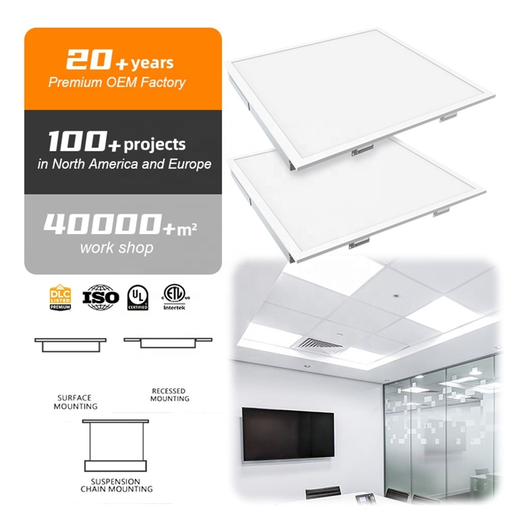 Brandon Surface Ceiling Panel Light Ultra Slim Led Panel Light For Office Hospital School Library