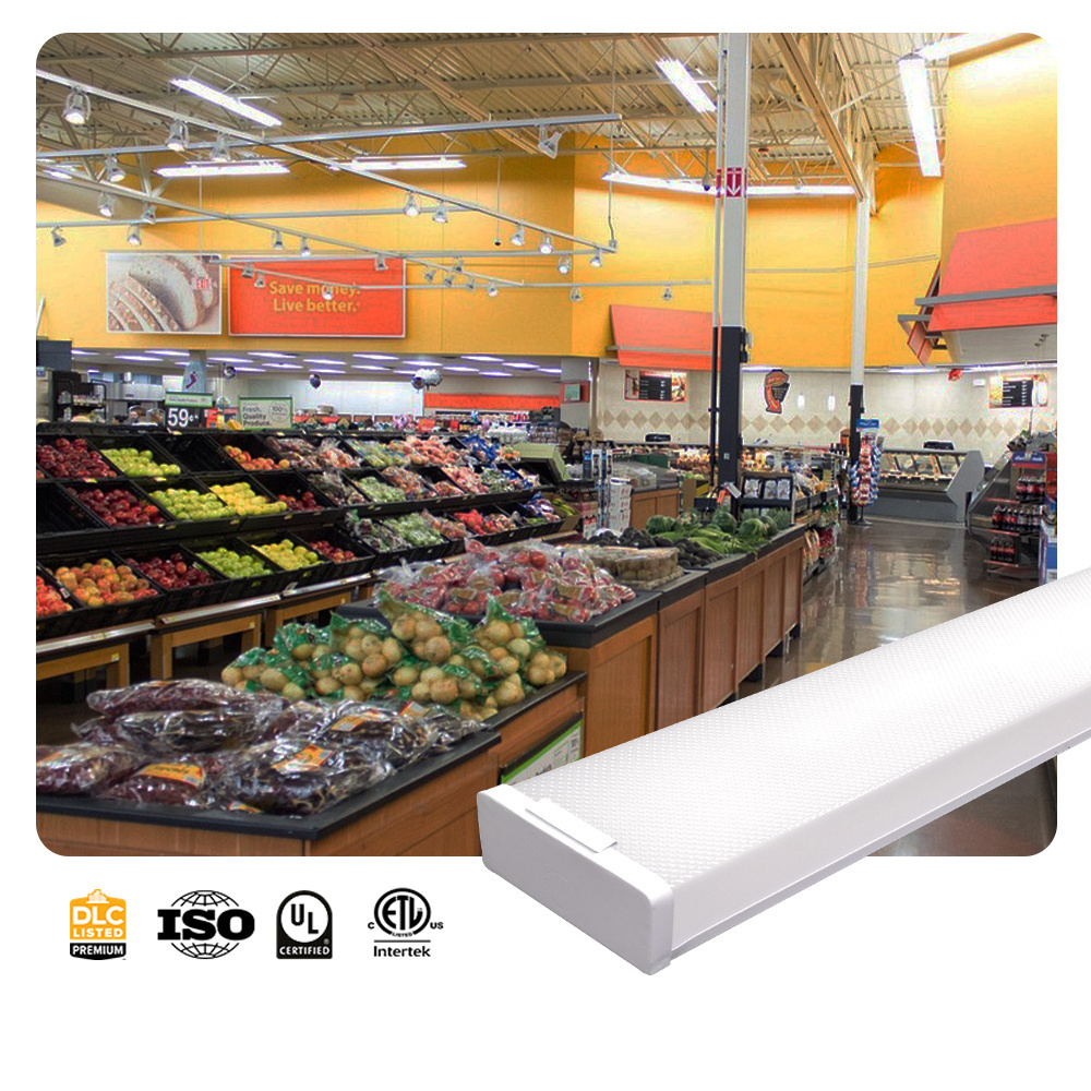 Brandon Energy-Saving Linear LED Batten Light Fixtures Aluminum Shop Lights for Commercial Warehouse Location