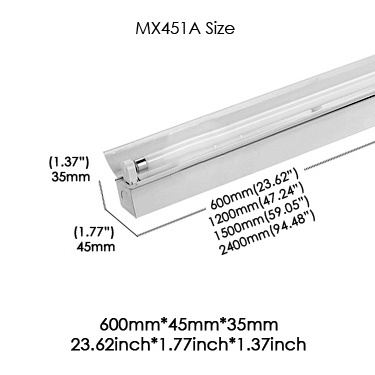 T5 T8 Tube Batten Replacement Integrated LED Tube Light Fixture Housing Fitting