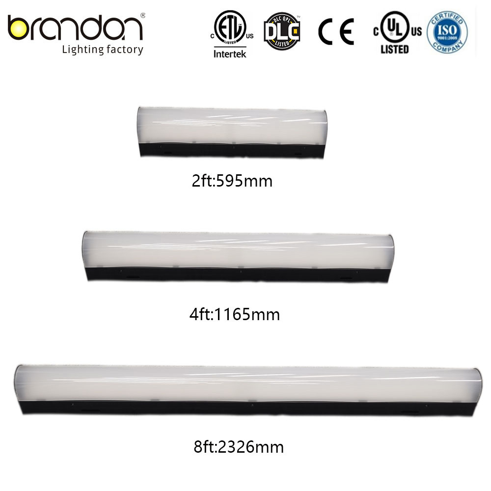 Indoor 2ft 4ft Low Profile Flush Mount Ceiling Dimmable Strip LED Linear Strip Light led batten light