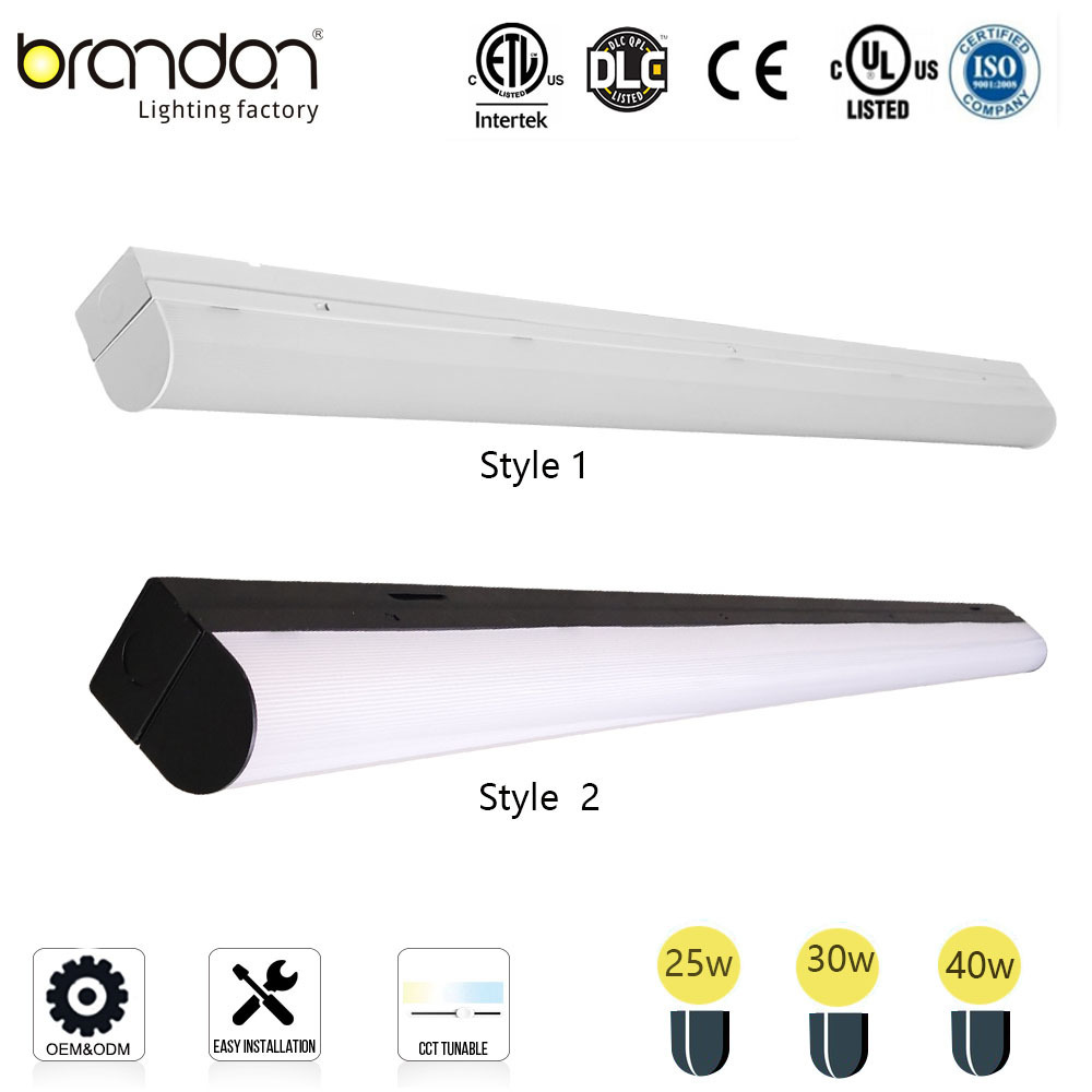 Indoor 2ft 4ft Low Profile Flush Mount Ceiling Dimmable Strip LED Linear Strip Light led batten light