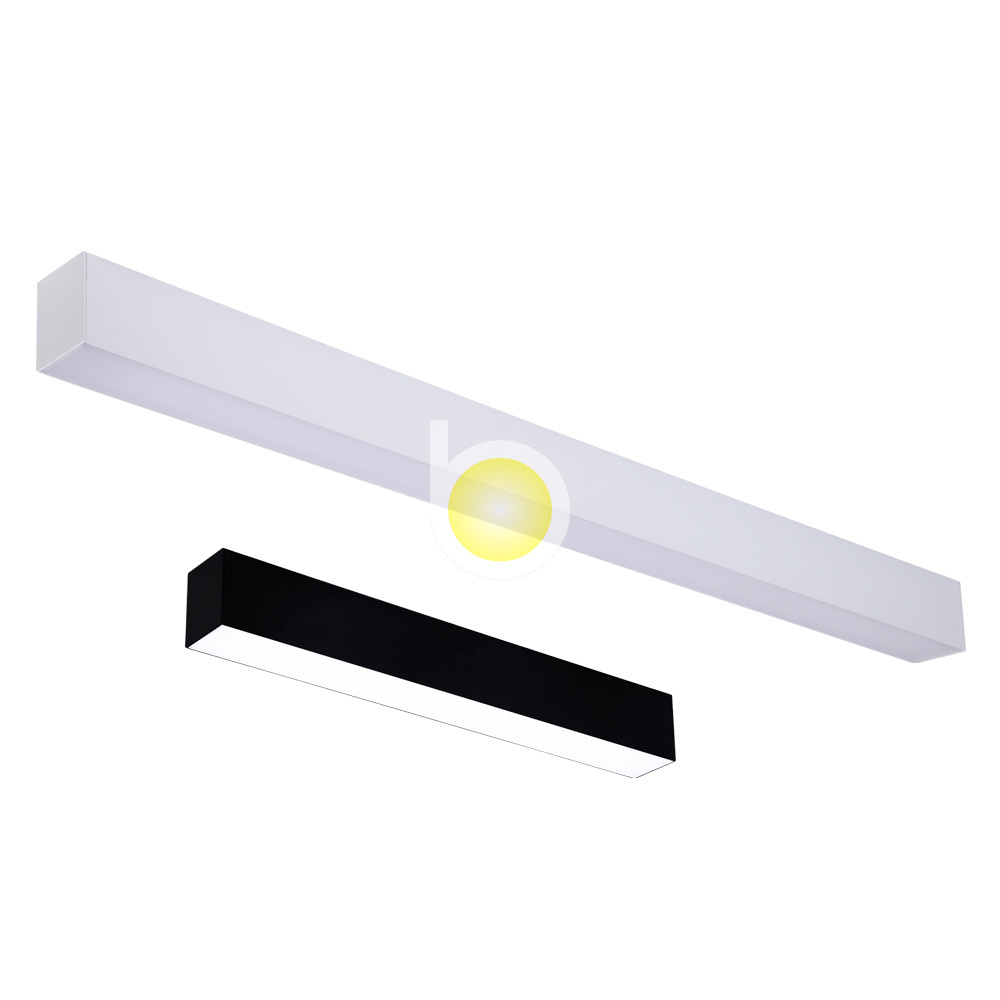 Office led ceiling light direct indirect led linear suspended lighting fixture