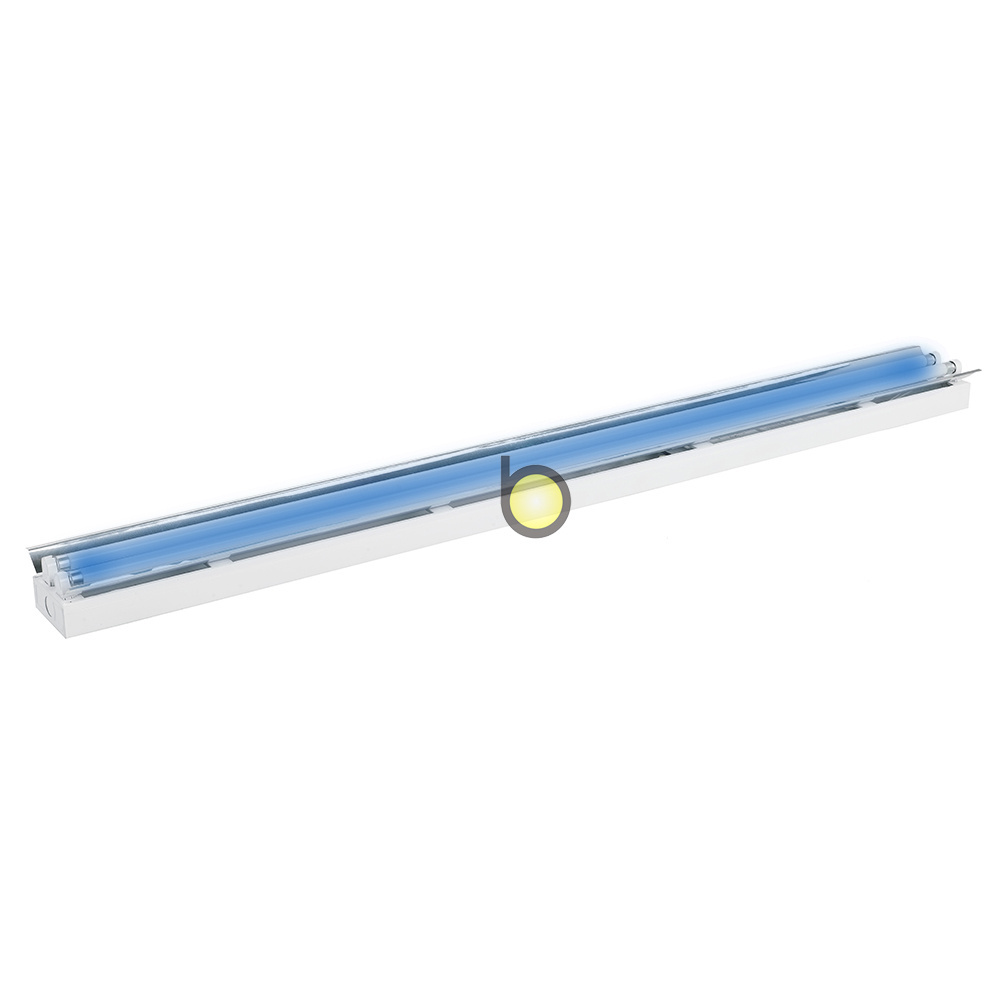 LED UVC tube strip T5 T8 surface mounted commercial fluorescent light fixture double lamps G13 G5