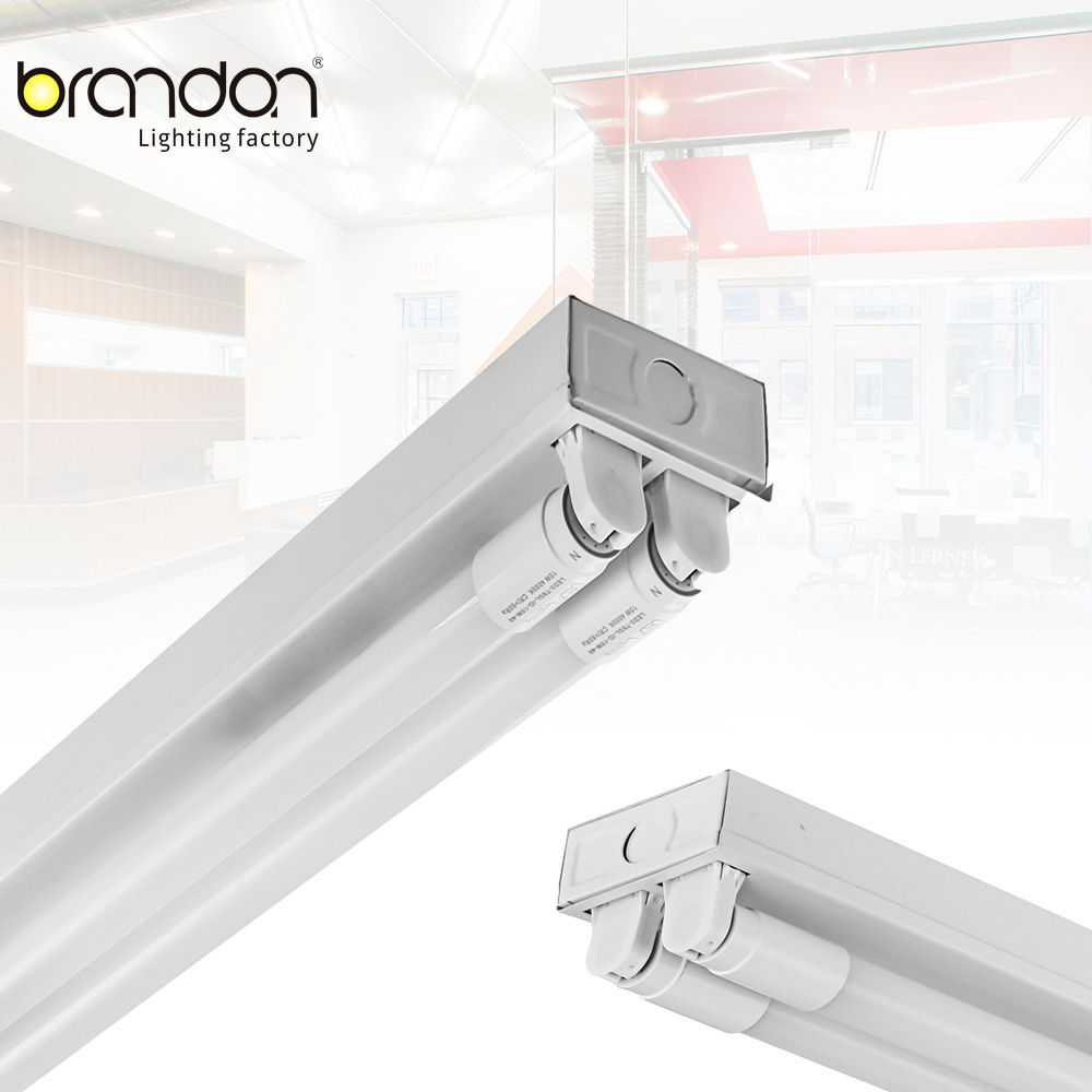 T5 T8 Tube Batten Replacement Integrated LED Tube Light Fixture Housing Fitting