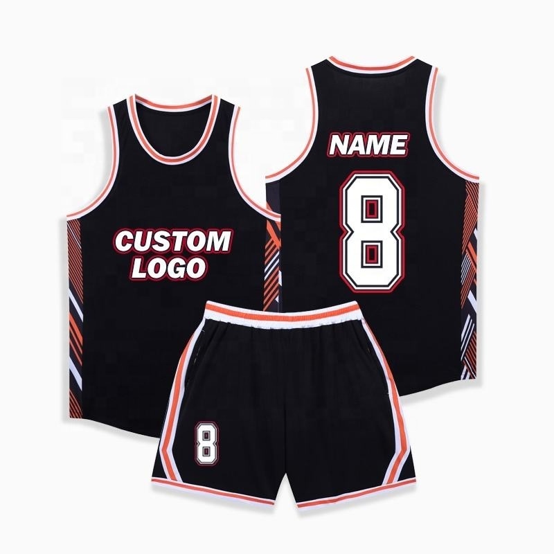 OEM Blank Latest Sublimation Jersey Basketball Custom Color Plus Size Custom Logo Custom Reversible Basketball Jersey