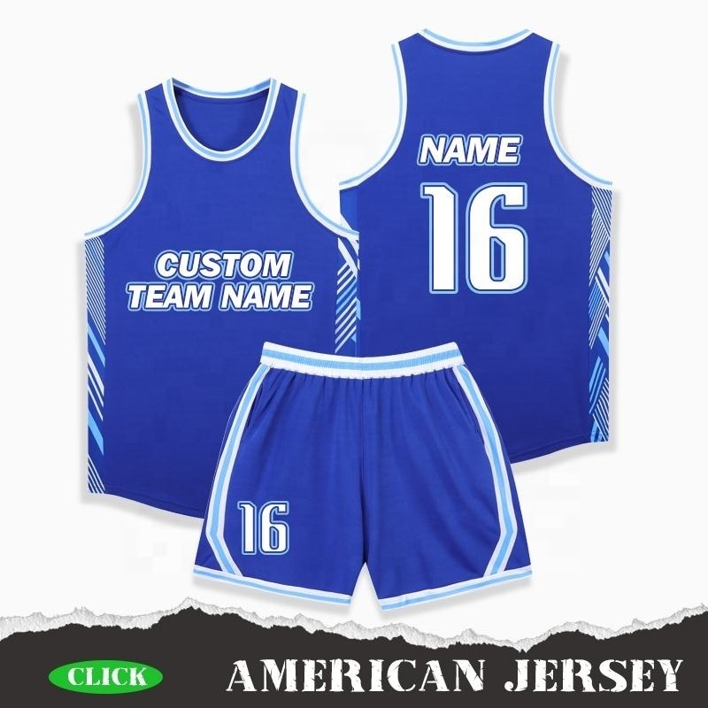 OEM Blank Latest Sublimation Jersey Basketball Custom Color Plus Size Custom Logo Custom Reversible Basketball Jersey