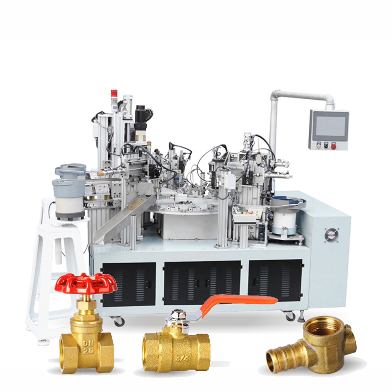 Automatic Assembly Machine For 3/8-1 Inch Brass Valve Ball Valve Stem Assembling