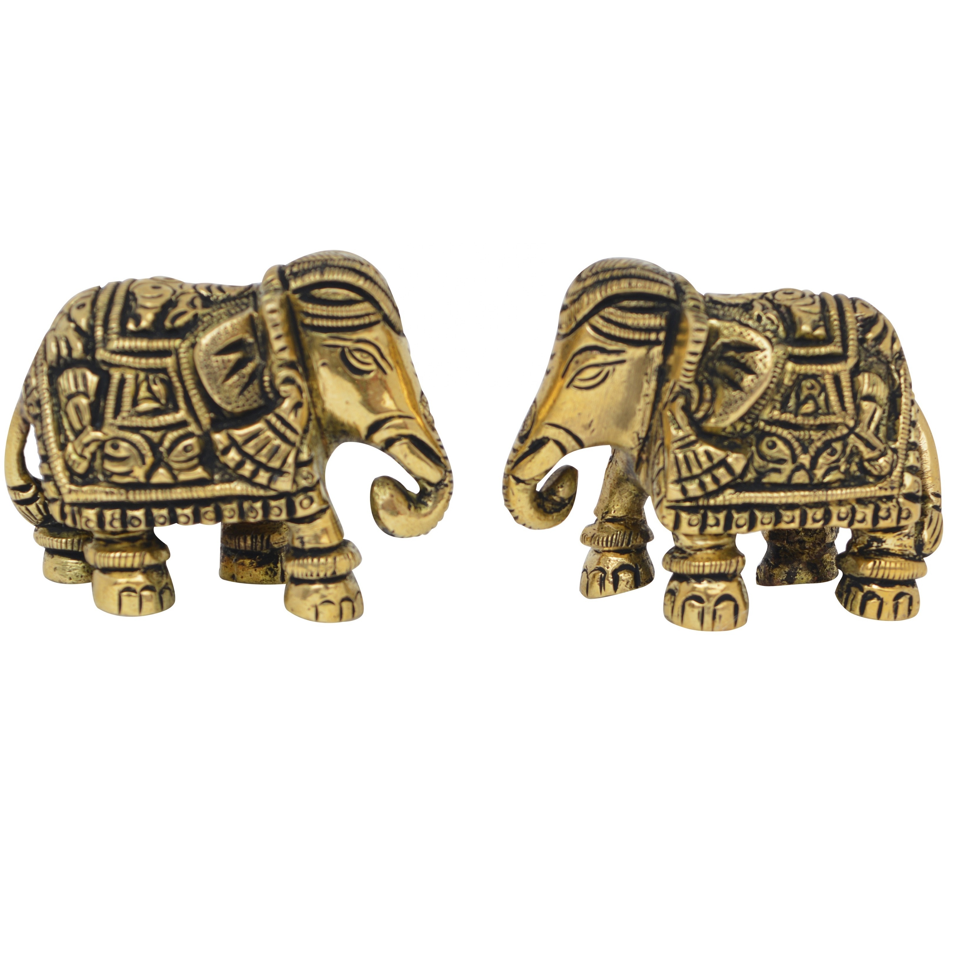 Brass elephant for vashtu and decro- unique gift and craft in antique finish