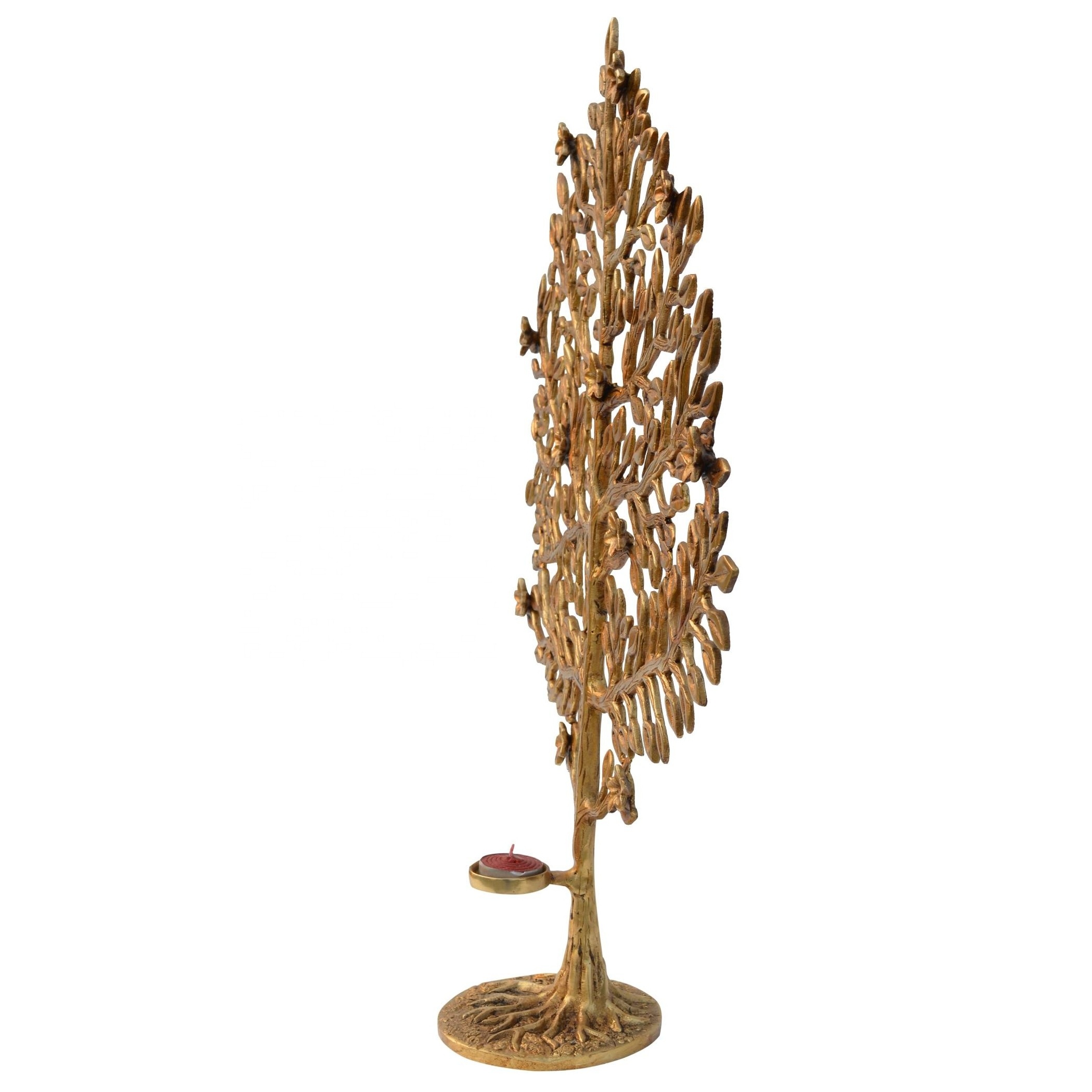 Table decor tree Hot Selling 2022 Brass Material Decorative Ornaments Bronze Antique Polished Table Top Tree Sculpture Statue