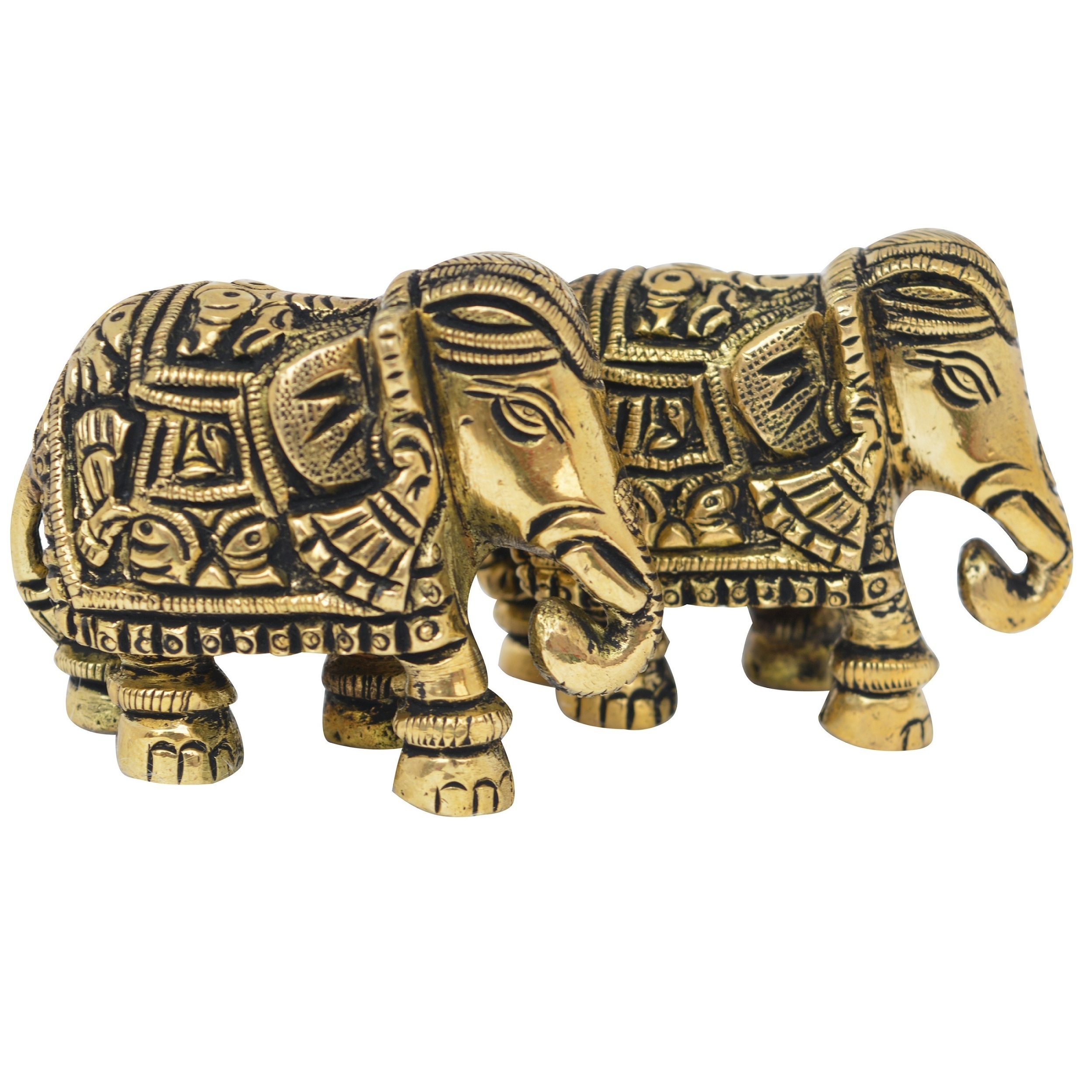 Brass elephant for vashtu and decro- unique gift and craft in antique finish