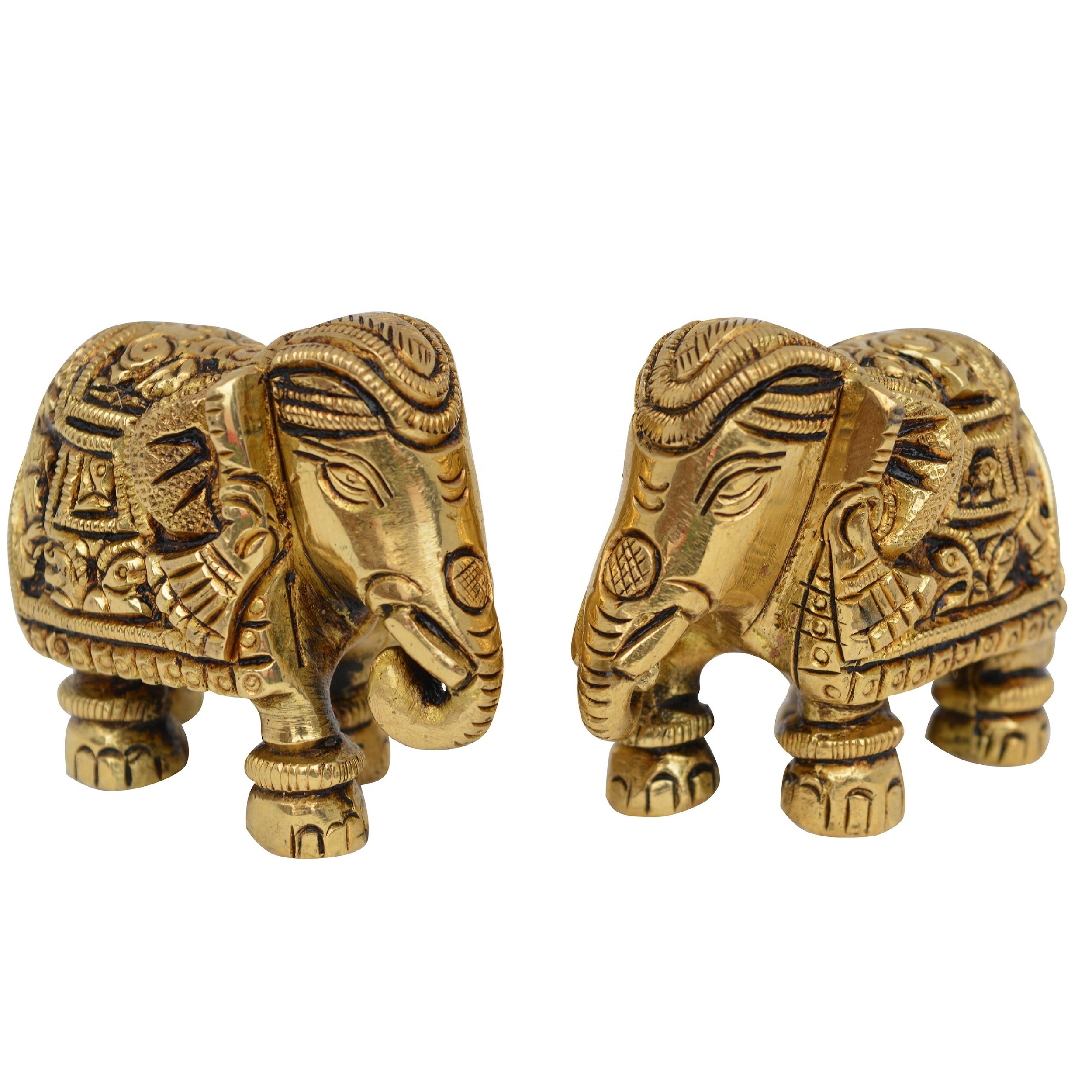 Brass elephant for vashtu and decro- unique gift and craft in antique finish