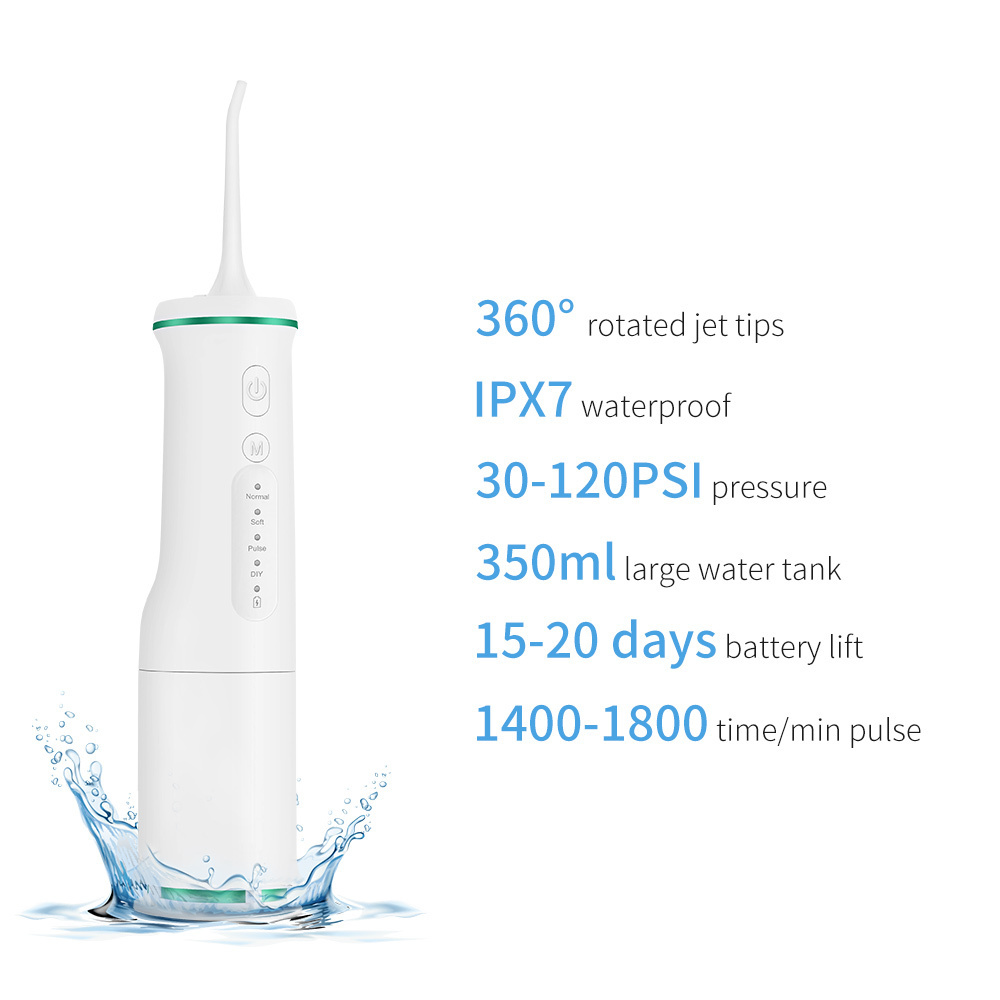 New Portable Electric Tooth Washer Dental Floss Water Flosser Teeth Cleaning