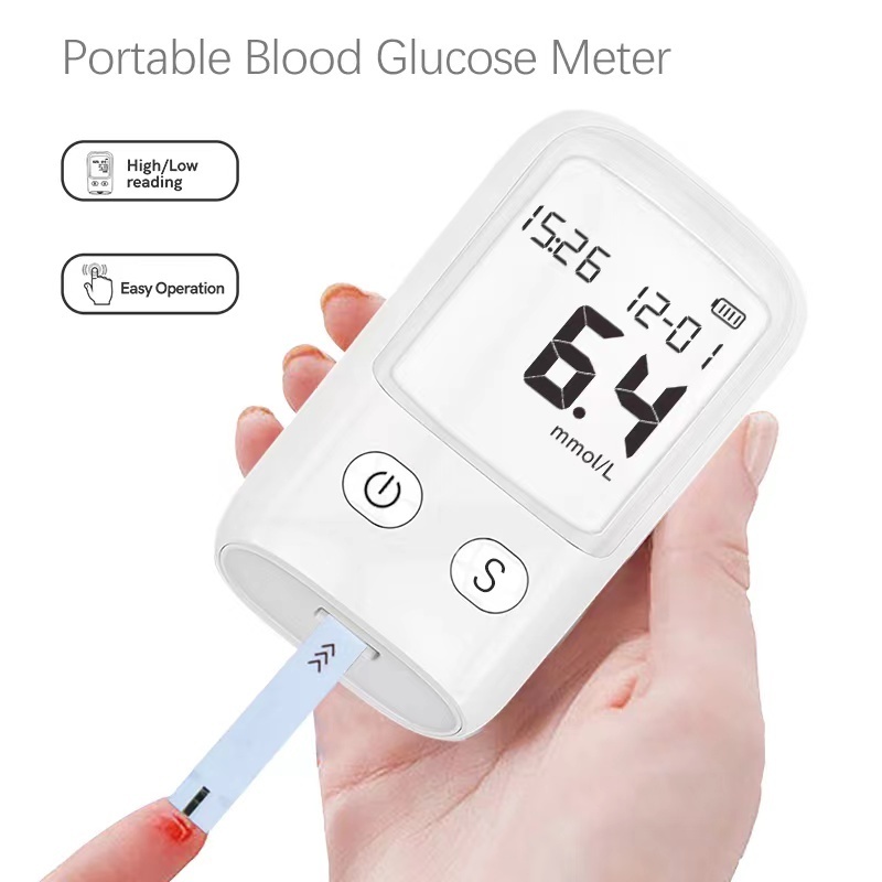 Digital Glucometer Blood Glucose Monitor Blood Sugar Test Diabetes Machine Monitor Glucometer  Meter