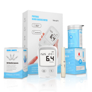 Digital Glucometer Blood Glucose Monitor Blood Sugar Test Diabetes Machine Monitor Glucometer  Meter