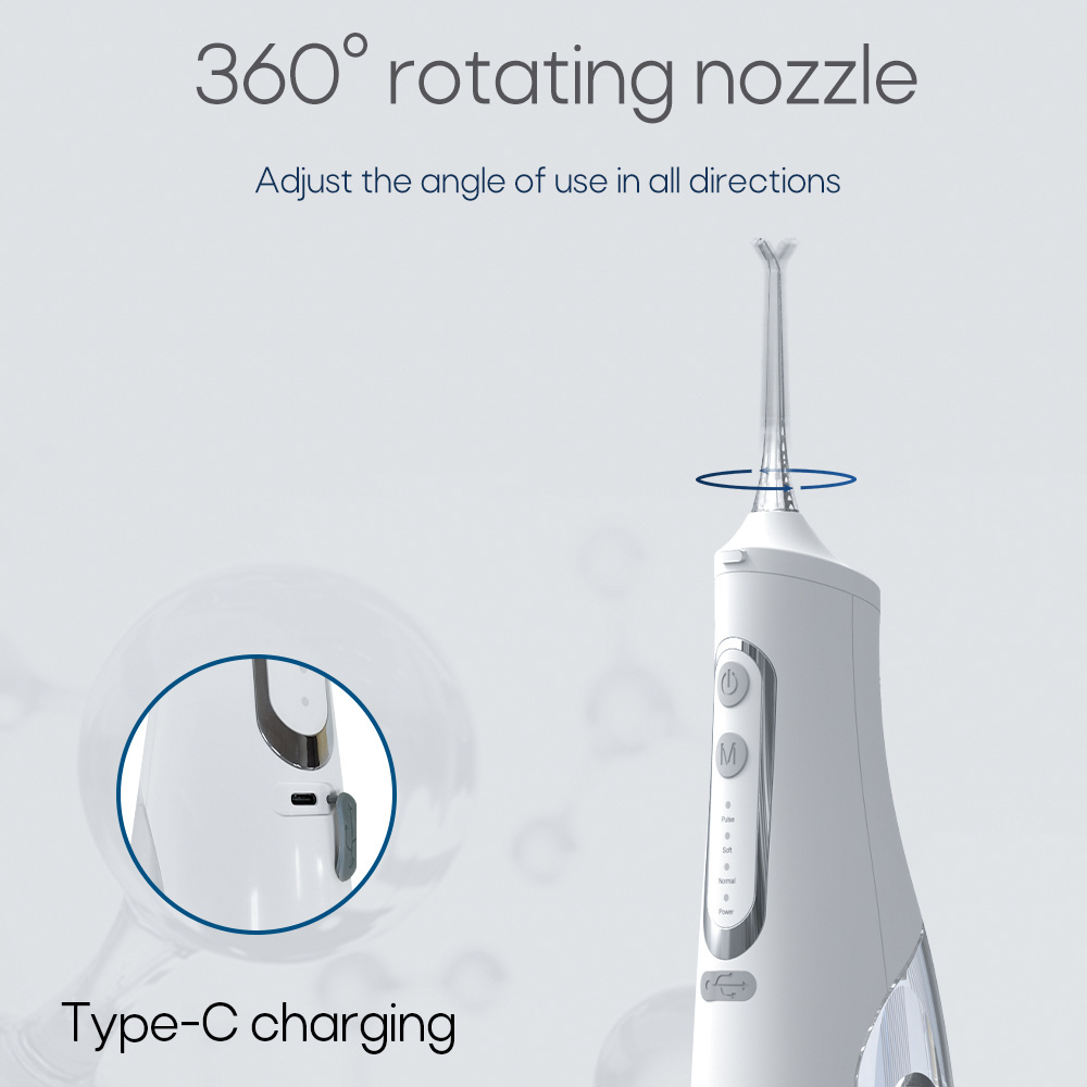 2022 Water Pick Flosser Dental Teeth Cleaner Portable Electric Dental Floss Teeth Water Flosser