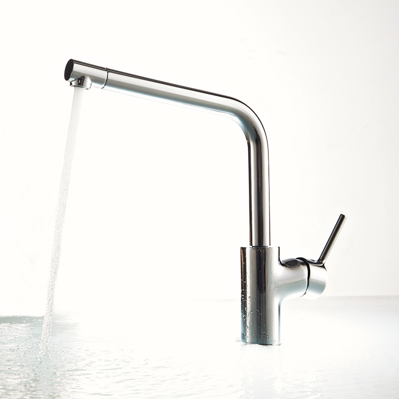 Bravat Hot And Cold Industrial Commercial Taps Faucets Modern Sink Brass Kitchen Faucet