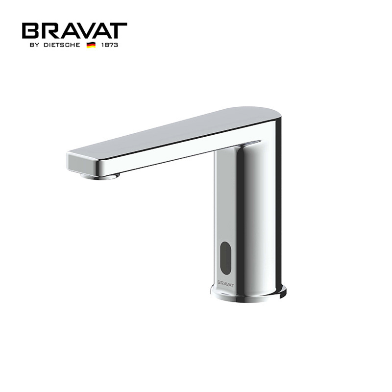 Bravat High Quality  Lavatory Wash Hand Electronic Touchless Auto Automatic Infrared Water Tap Sensor Faucet