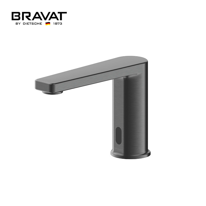 Bravat High Quality  Lavatory Wash Hand Electronic Touchless Auto Automatic Infrared Water Tap Sensor Faucet