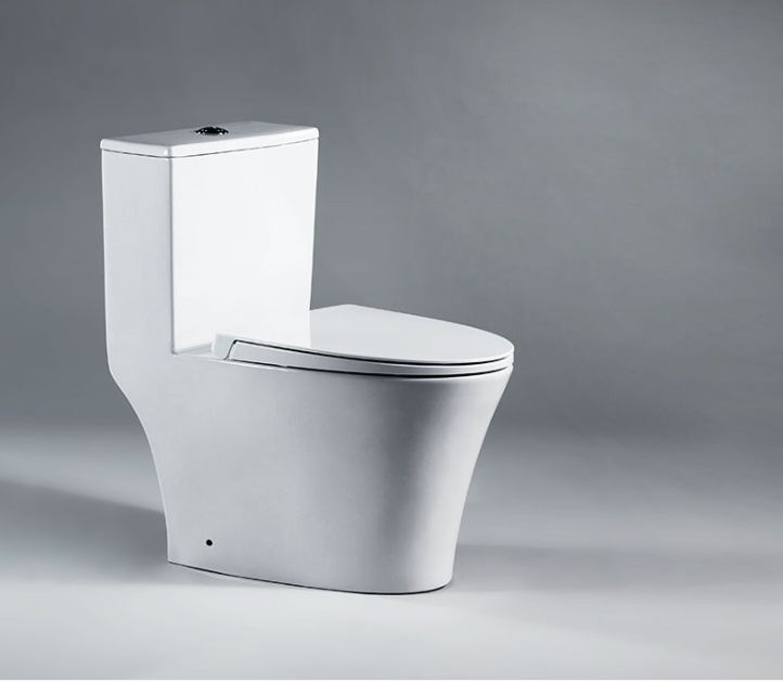 Bravat One-piece Toilet Ceramic Bathroom Sanitary Ware Toilets Siphon Jet Flushing Water Closet Toilet