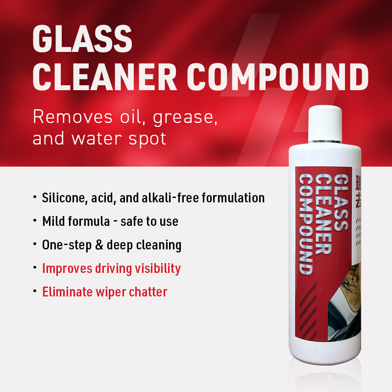 Car Glass Oil Film Stain Removal Cleaner 500ml Glass Stripper Glass Oil Film Remover