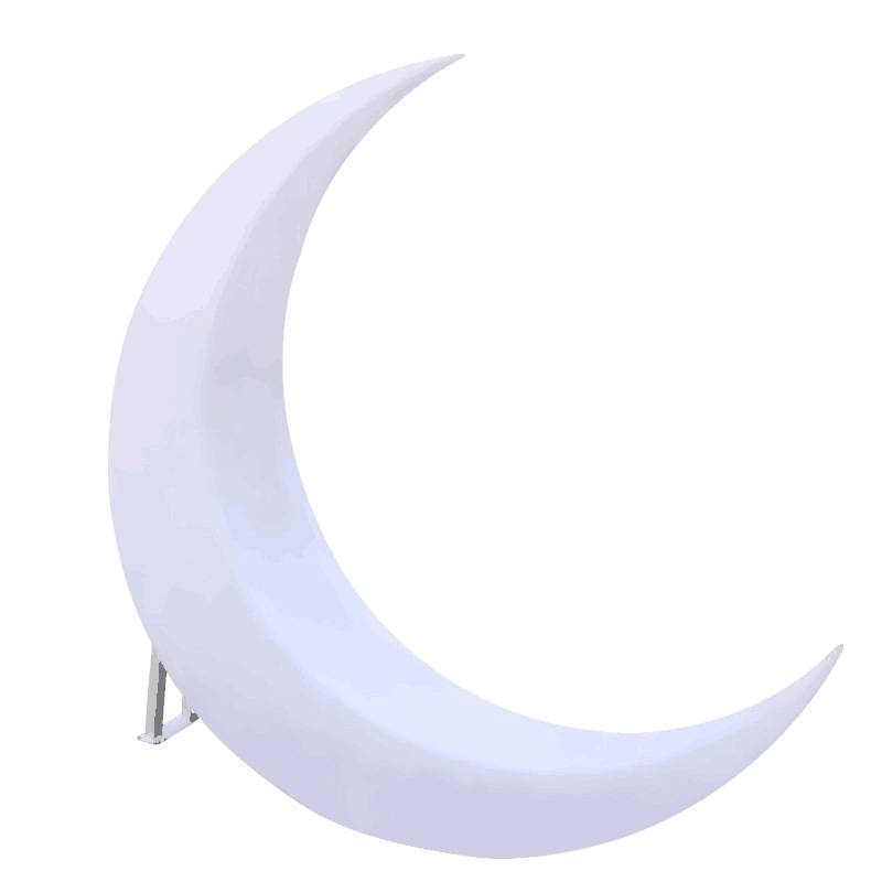 Ramadandecorations light moon seat Garden Outdoor Hanging Chair moon crescent light moon swing chair stand