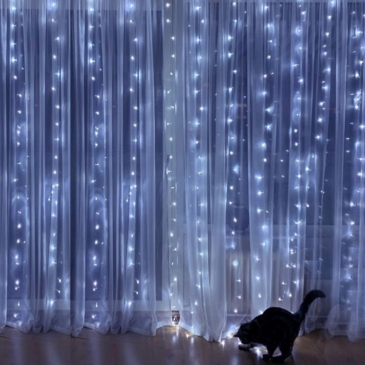 curtain lights led curtain string light smart decorative wedding RGB lights