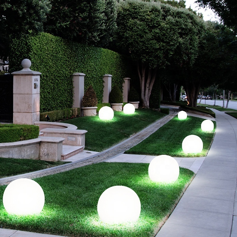 (Ready Stock)Hot Sale Luxury Cheap Solar Lights LED Ball Light Outdoor Garden Solar LED Walkway Lights