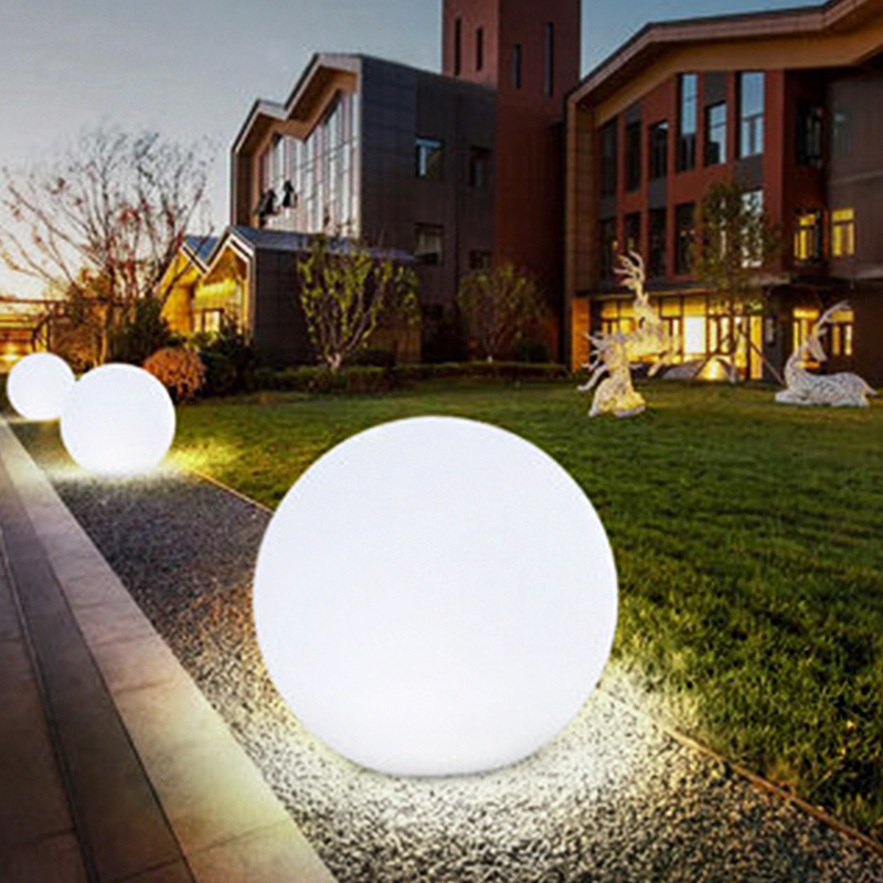 Hot Selling Garden Light LED Outdoor Round ball High Lumen Lawn Lamp Solar Camping Lights