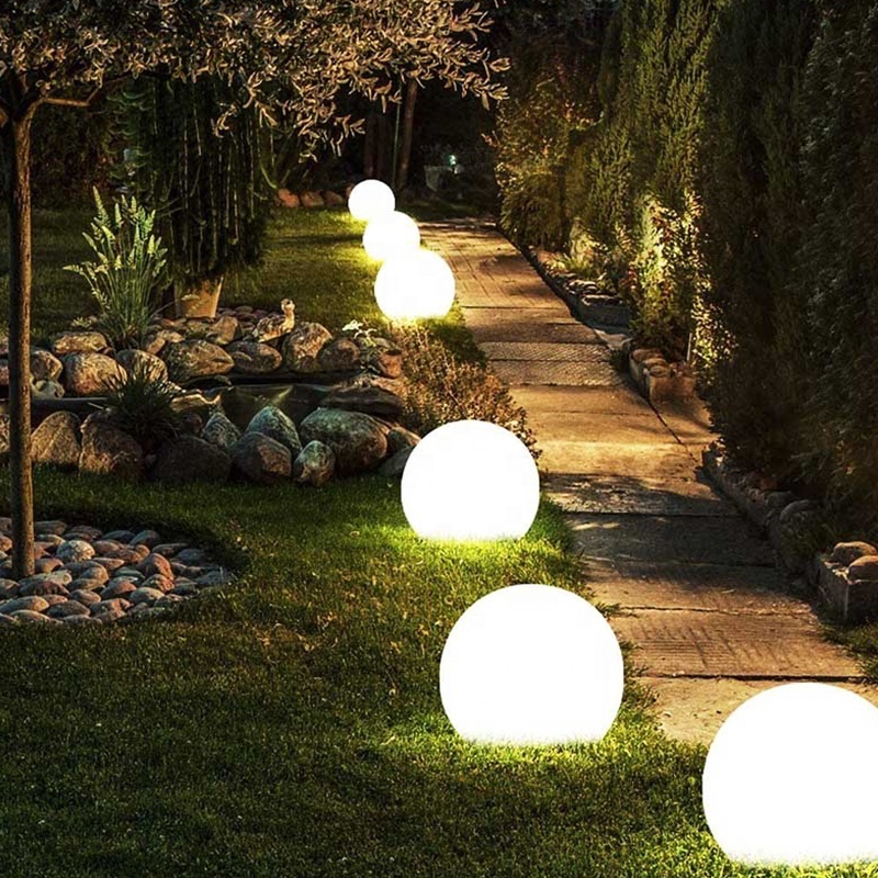 (Ready Stock)Hot Sale Luxury Cheap Solar Lights LED Ball Light Outdoor Garden Solar LED Walkway Lights