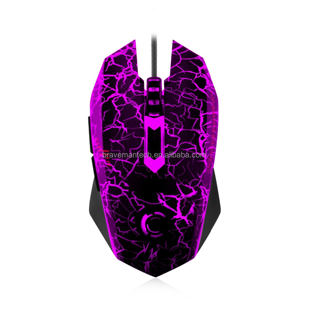 Shenzhen Electronics Computer Peripherals 6d Gaming Changeable LED Mouse for Games