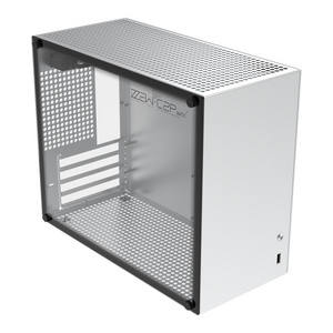 Aluminum Micro ATX Case MATX Case ZZAW C2P Desktop Chassis Computer Gaming PC case with DIY Installation