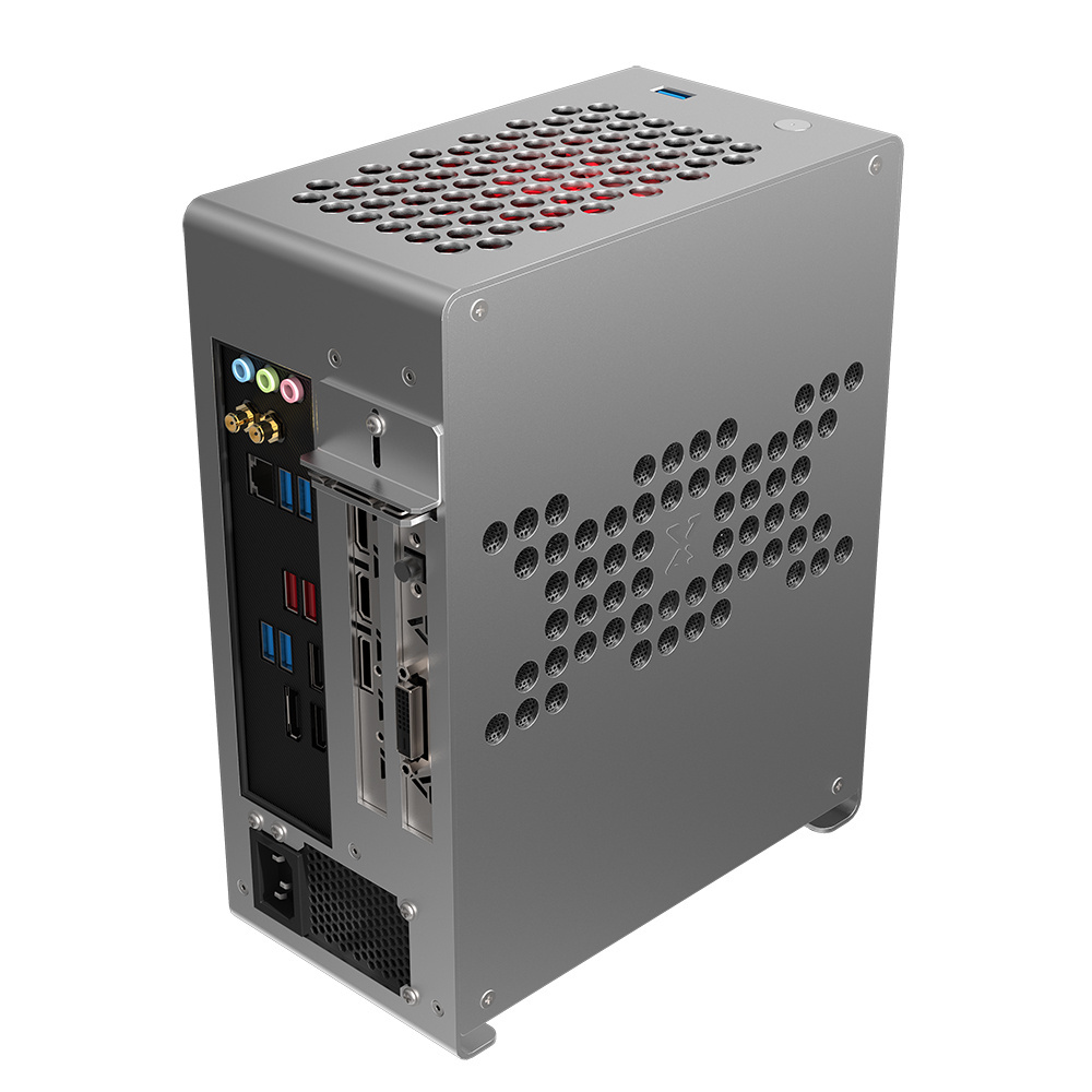 Aluminum Super Micro A4 Size Desktop PC Chassis Micro Computer Mini ITX Table Case PC Cabinet  for Gaming Office Home Personal U