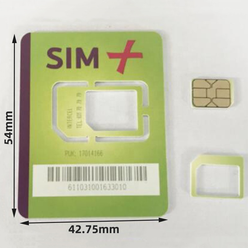 Small Size Customized Programmable SIM Card Smart LTE 4G Half Card