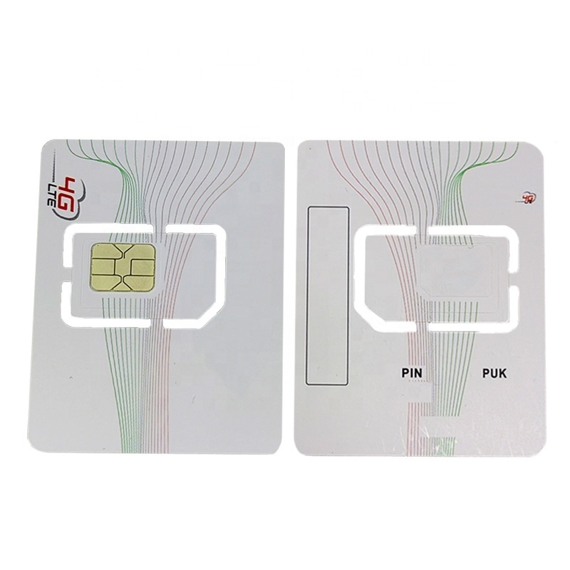 Small Size Customized Programmable SIM Card Smart LTE 4G Half Card