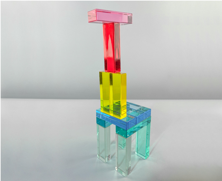 3D Luxe Lucite  Acrylic Stacking Tower Puzzle Game Tumbling Block Game acrylic building blocks toys Blocks