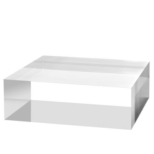 Custom Size Clear solid acrylic block