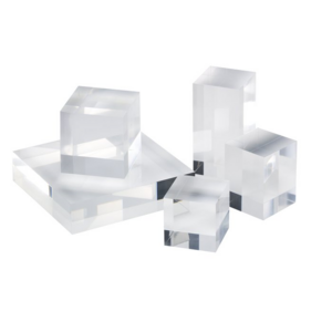 Clear Solid Colored Lucite Display Plexiglass Cube Acrylic Brand Logo Block Wholesale