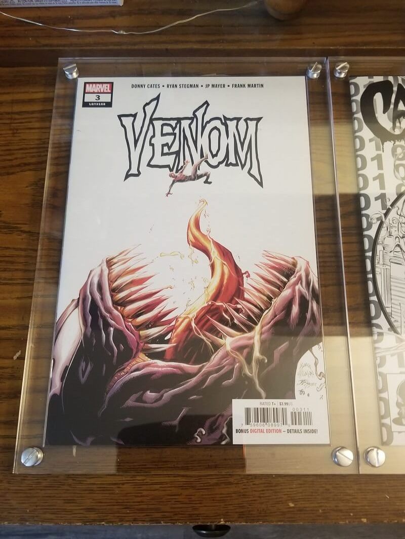 UV Protection  Acrylic Comic Book Display Slab  Golden-Modern Age sizes Comic Book Frame