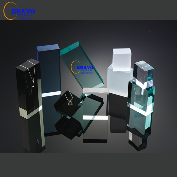 Clear Solid Colored Lucite Display Plexiglass Cube Acrylic Brand Logo Block Wholesale