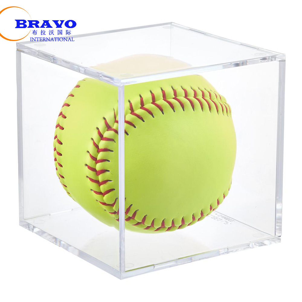 Trade Assurance Acrylic Lucite ball stand Football plinth Hold Football, Basketball Volleyball or Soccer Ball Display Stand