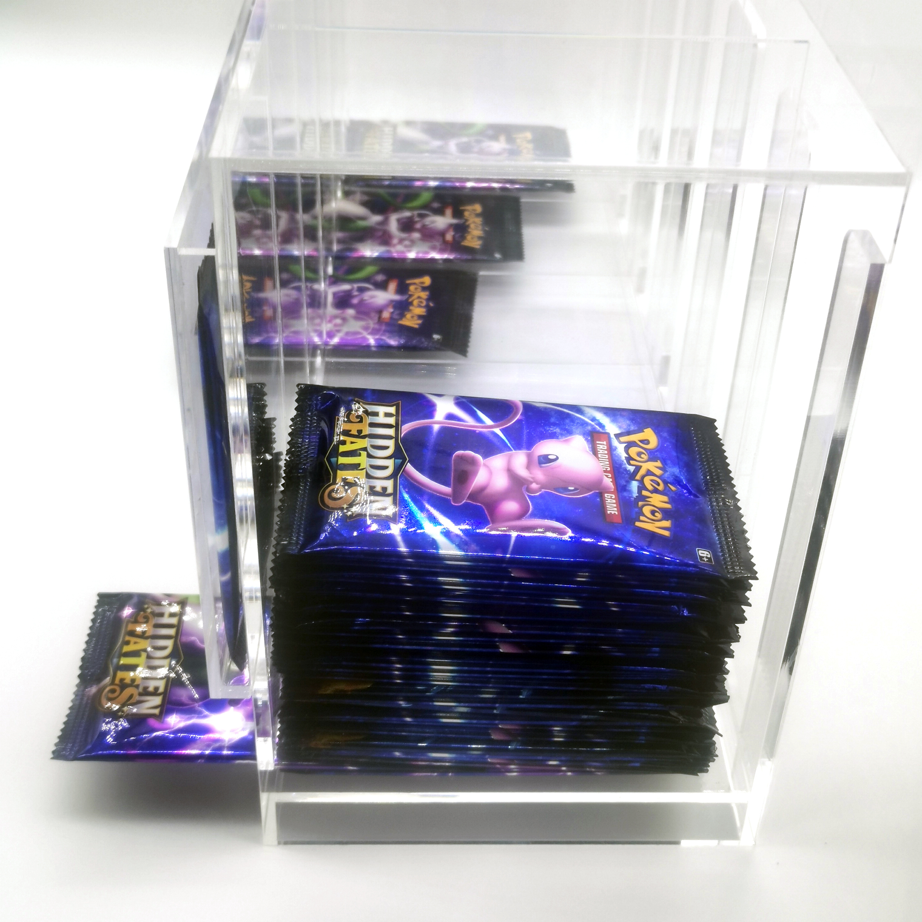 Custom 6 Slot Acrylic Pokemon TCG  Booster Pack Dispenser