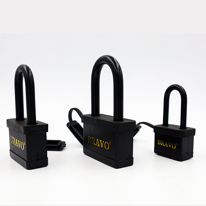 BRAVO Big Circle Square Iron Padlock with Keyed Alike Customized Lock Sets For Management System