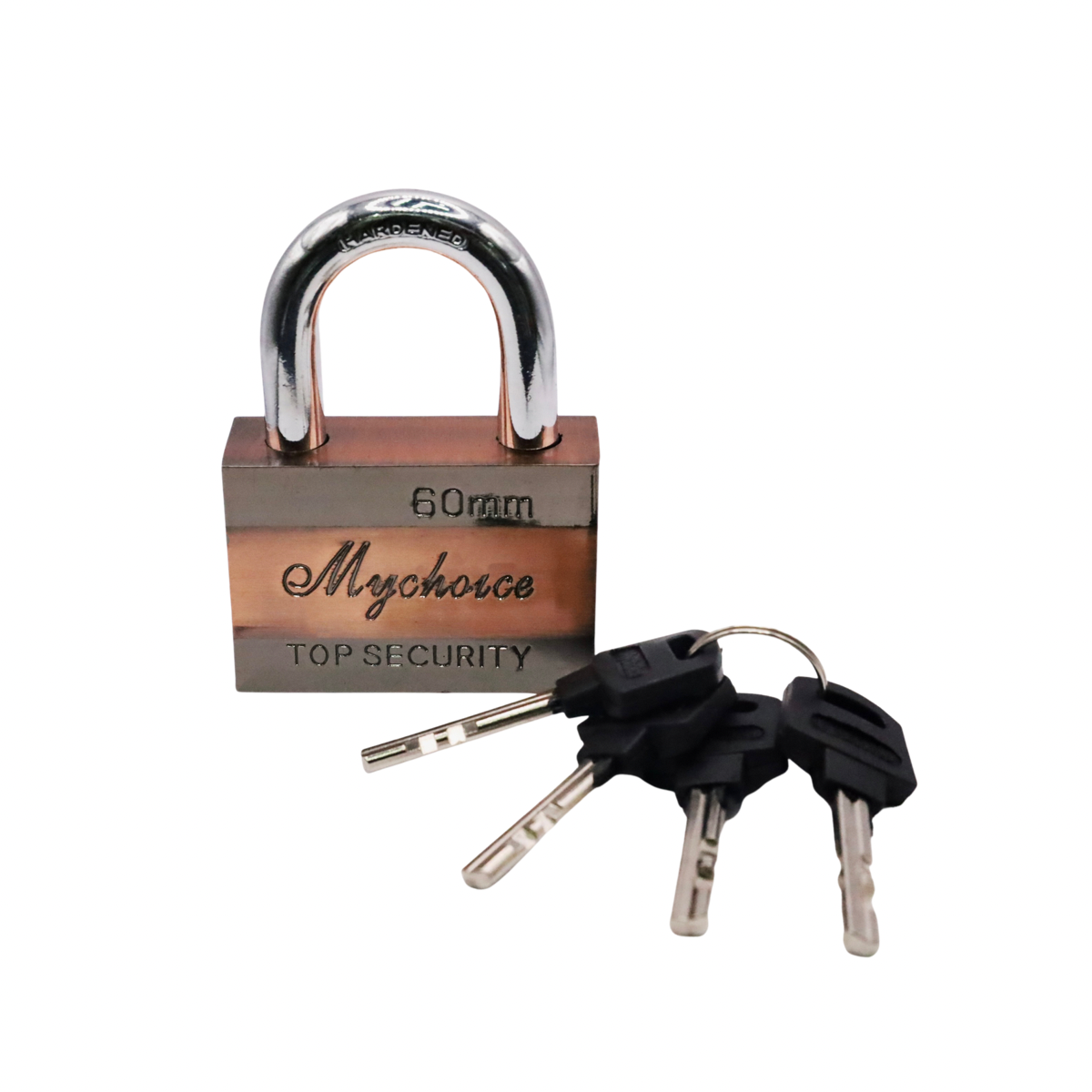 BRAVO Big Circle Square Iron Padlock with Keyed Alike Customized Lock Sets For Management System