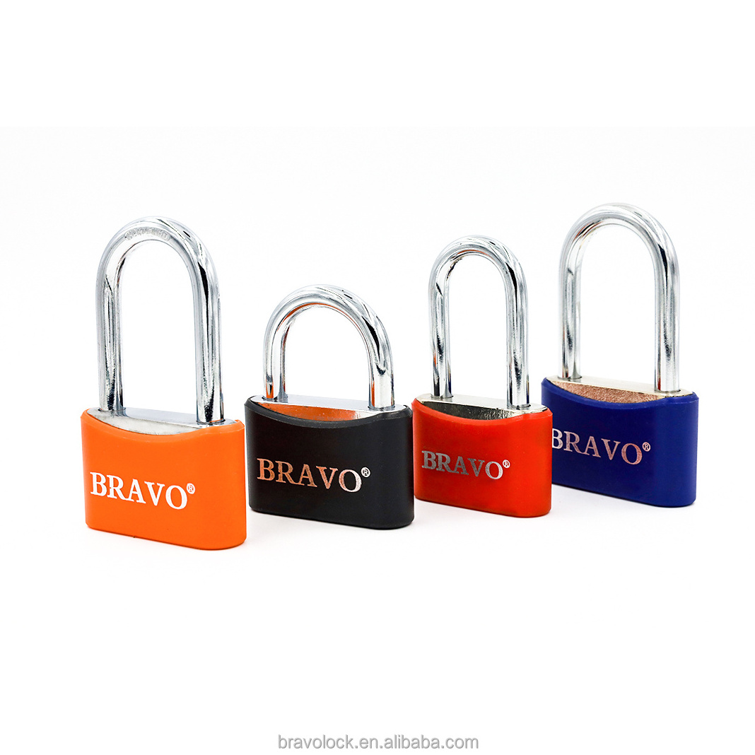 BRAVO Big Circle Square Iron Padlock with Keyed Alike Customized Lock Sets For Management System