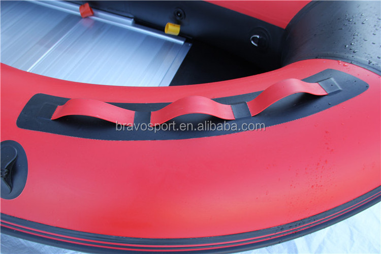 2018 CE China 1.2mm 3.3m PVC Folding Fishing Inflatable Rowing Boat For Sale