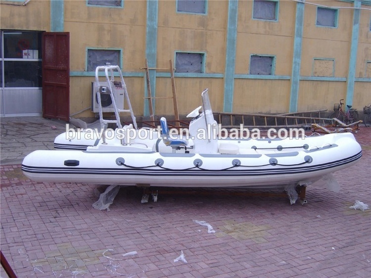 China Pvc Or Hypalon Zodiac 10 Person Folding Rib 580 Rubber Boat