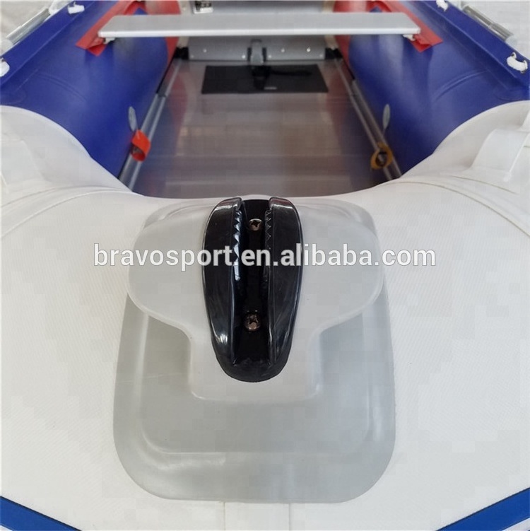 CE 2018 China 11ft Aluminum Floor DinghyPVC Inflatable Boat For Sale