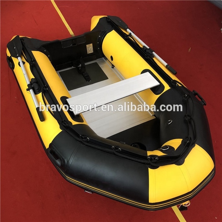 CE China 270cm PVC Fishing Electric Motor Inflatable 2-person Rowing Boat For Sale USA